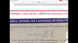 Mr. Yehlen's AP Statistics 10.2(1) Video Notes
