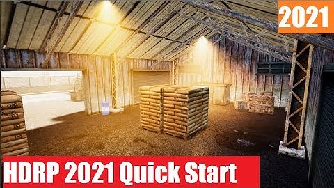 HDRP Lighting Box 2 Unity 2020.2  HDRP 10 Quick Start Guide