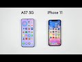 Samsung A57 5G vs iPhone 11 Speed Test!