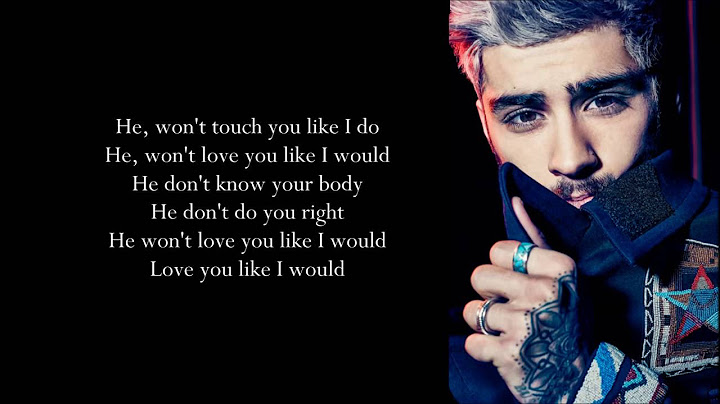 Lyrics zayn malik   Like I Would HD 546