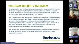 EAP 2024 Training - Program Integrity and Fraud, Waste, and Abuse