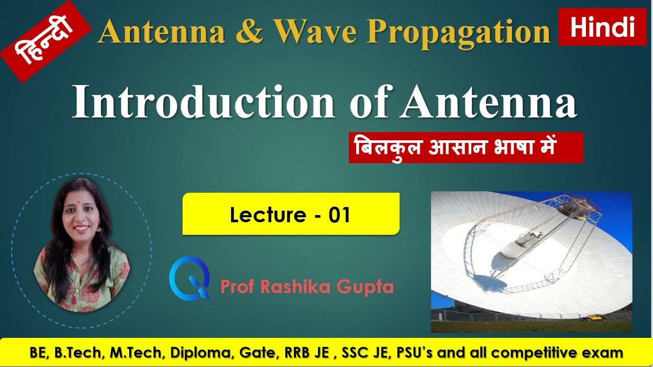 01 Antenna & Wave Propagation Introduction Antenna Basics AWP