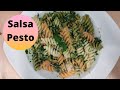 como hacer SALSA PESTO CASERA de una manera FACIL y RAPIDA para acompañar a tus platos de pasta