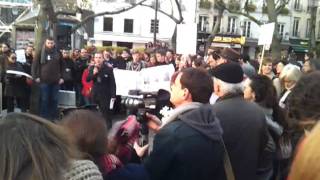 10 dec, митинг за честные выборы в Париже