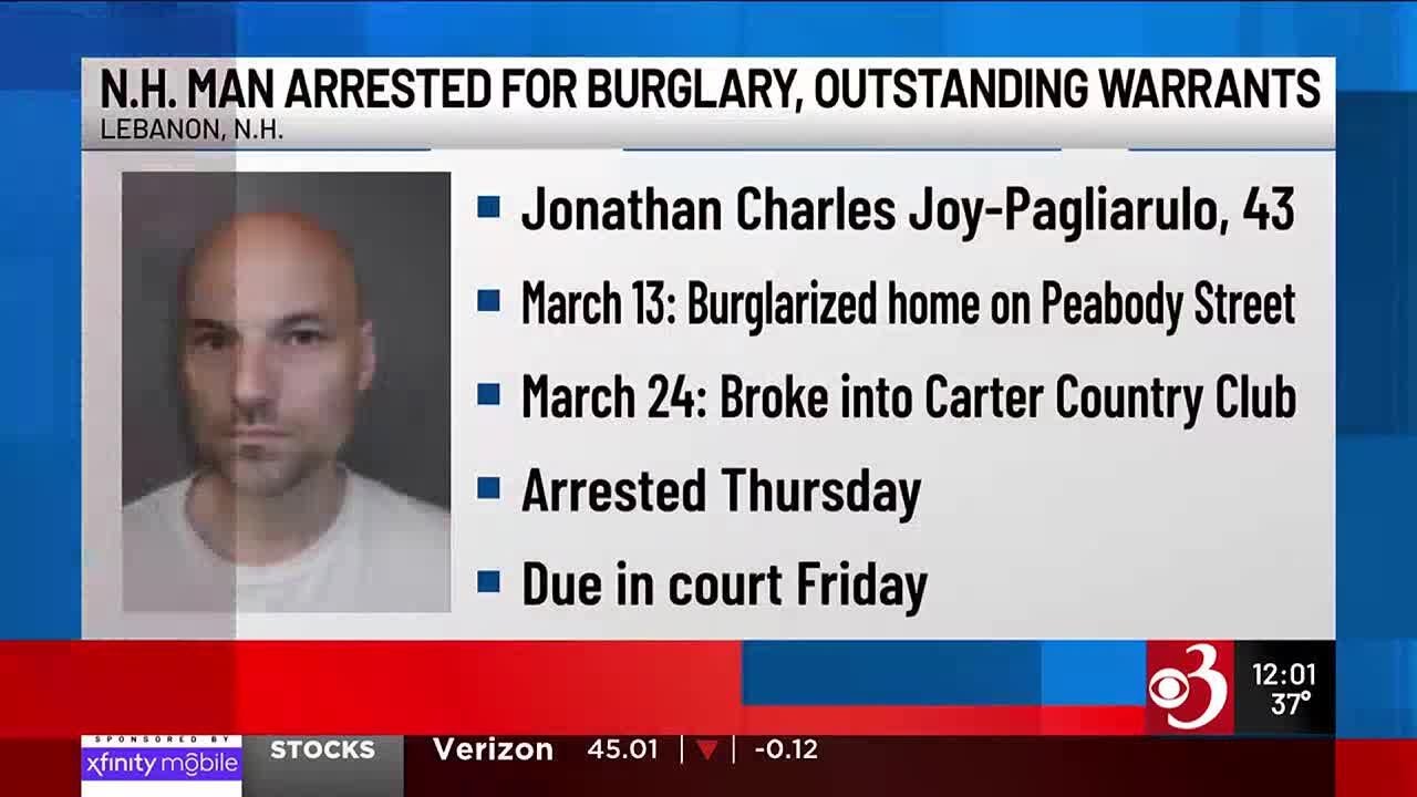 NH man charged with multiple burglaries - YouTube