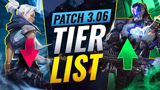 NEW UPDATE: BEST Agents TIER LIST! - Valorant Patch 3.06