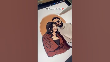 Valentines Day special 🤎🫶🏻#art #digitalart #valentinesday #valentinegift #procreate #artist