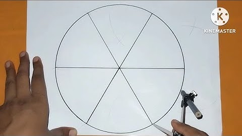How To Divide A Circle Into 24 Equal Parts🔴🔴