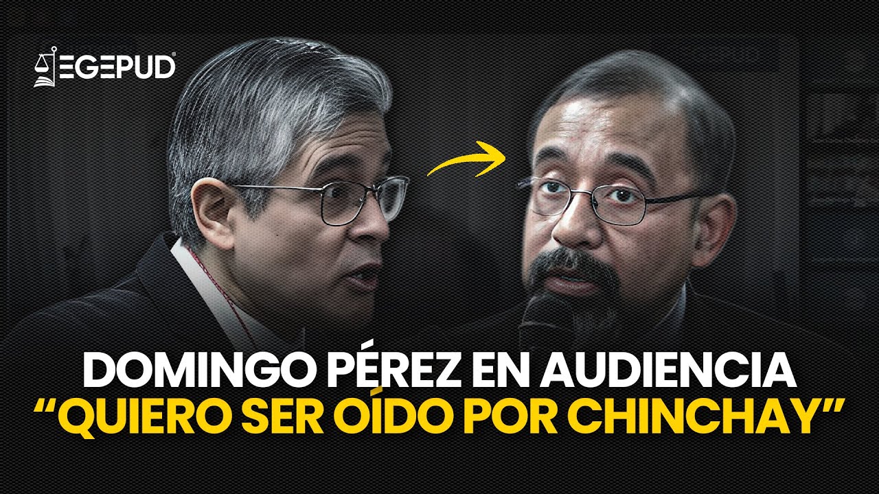Domingo Pérez en audiencia de tutela de derechos: “Tengo derecho a ser oído por el fiscal Chinchay”