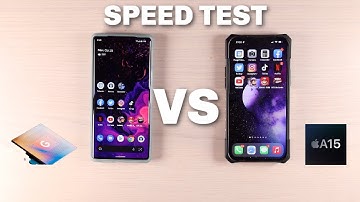 Pixel 6 Pro VS iPhone 13 Pro Max Speed Test! Tensor vs A15 Bionic!