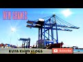 2  new  sts  and 10 rtg cranes at redsea gateway terminalrsgt megacranes ksa  kuya khim vlogs