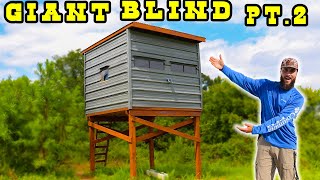 REVEALING ULTIMATE 10 X 10 DEER BLIND | PT. 2