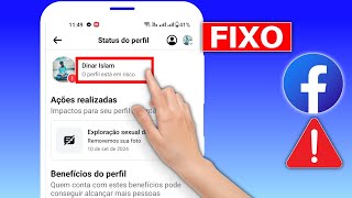 Como corrigir o problema do seu perfil do Facebook está em risco