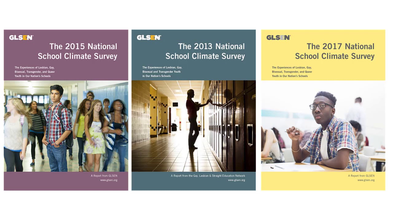 Glsen national school climate survey youtube