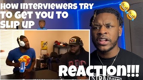 How interviewers try to get you to slip up - RDCWorld1 REACTION !!!// FACTS