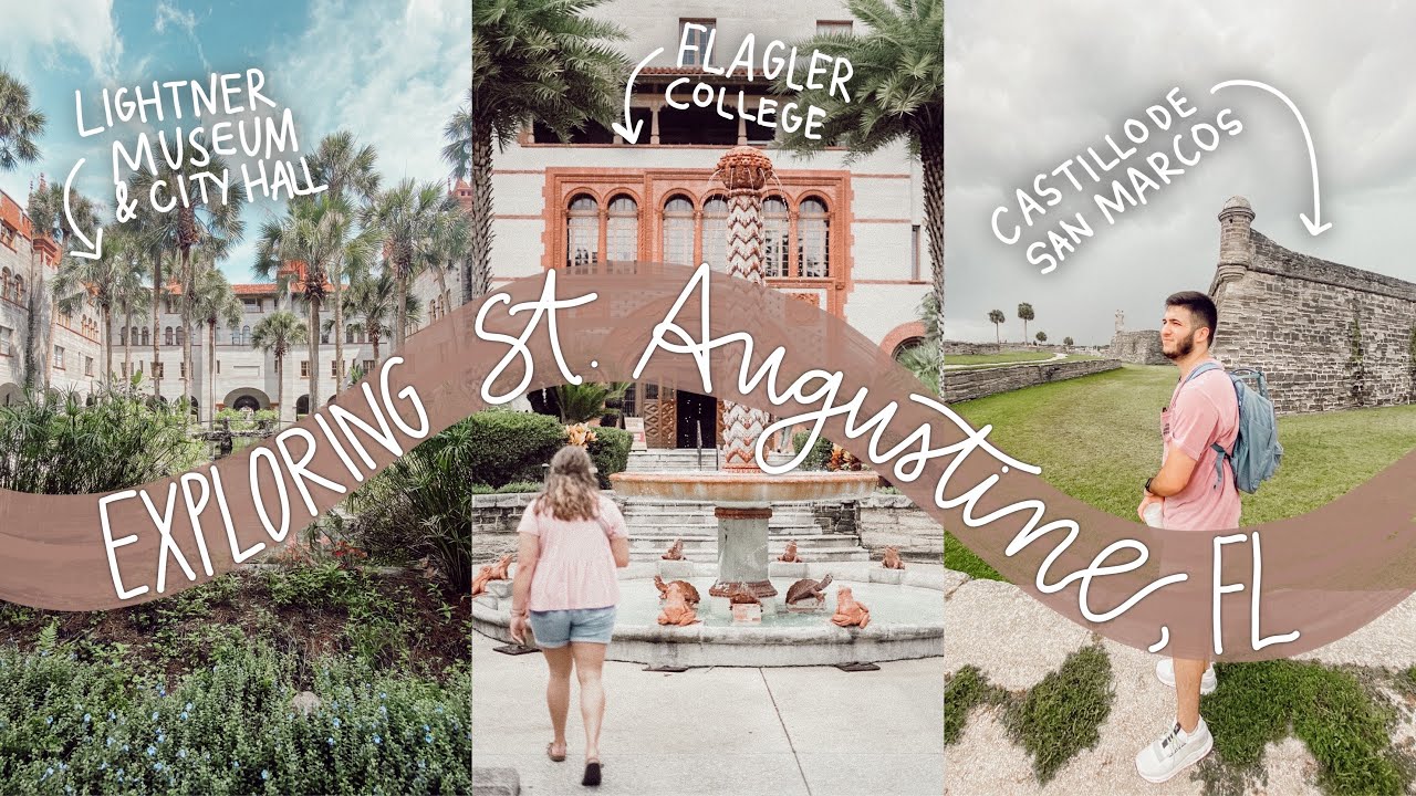 EXPLORING ST. AUGUSTINE, FLORIDA: Lightner Museum, Castillo de San Marcos & Pirates! || huntermerck