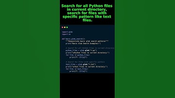 Python File Search Made Easy with Glob! 🐍 #coding #python  #pythontips #codingtips #programming