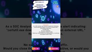 SOC Interviews questions and answers #job #cybersecurity #quiz #soctraining #cybergurutelugu