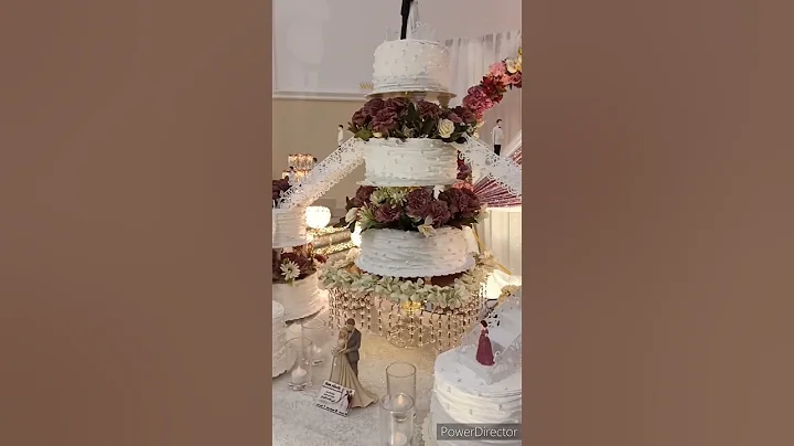 wedding decoration ideas cake flowers backdrop #shorts #ytshorts #youtubeshorts