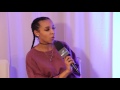 Tinashe backstage at the AMAs
