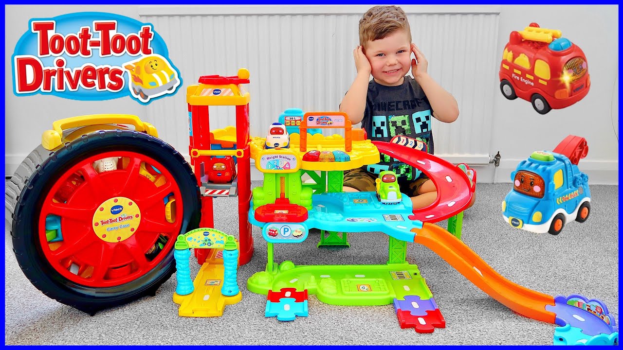 Vtech Toot Toot Drivers Garage and Interactive Musical Toy Cars for Kids |  Odin's Play Time - YouTube