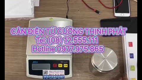 Hướng dẫn hiệu chuẩn cân điện tử FEH 5kg - CÂN ĐIỆN TỬ CƯỜNG THỊNH PHÁT