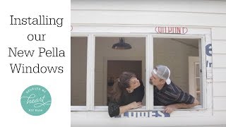 Installing our New Pella Windows