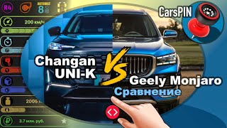 Сравнение автомобилей: 2022 Changan UNI-K VS 2023 Geely Monjaro