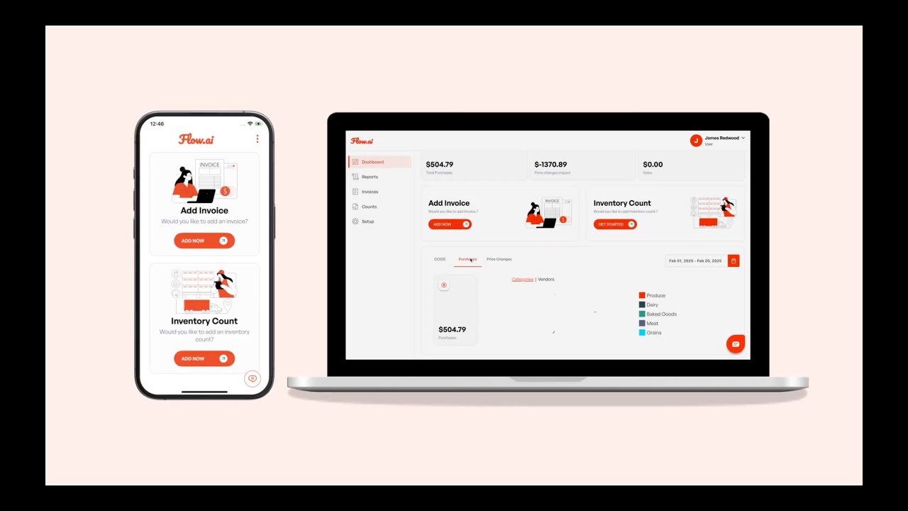 Flow ai - AI inventory assistant for restaurants