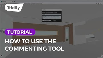 Tridify Tutorial - How To Use The Commenting Tool