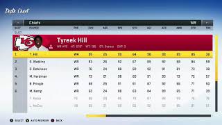 Madden 20| Getting 99 speed Tyreek Hill at Running Back and any other Fast receivers at Running Back