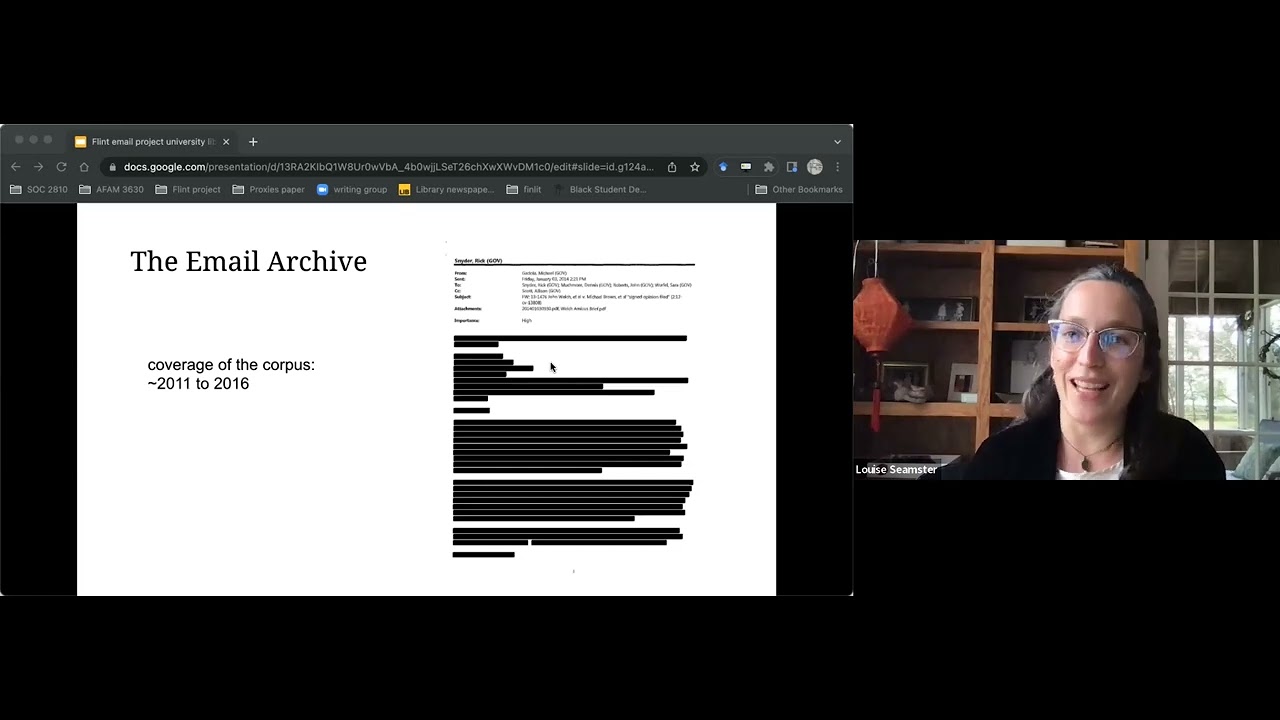 (4.28.2022) SD: Flint Water Crisis: Managing Email Archives