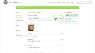 How to update your USGBC profile