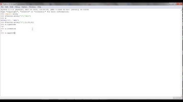 Python Standard Library:array module