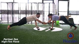 Partner Zen High Five Plank