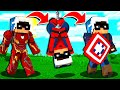 MI TRASFORMO IN TUTTI I SUPER EROI SU MINECRAFT ITA