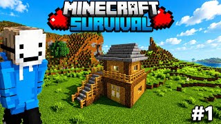 The perfect start of minecraft survival series #1 (in hindi)