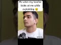 Every student when their teacher looks at them😅😁||#funny #comedy #funpage #shorts