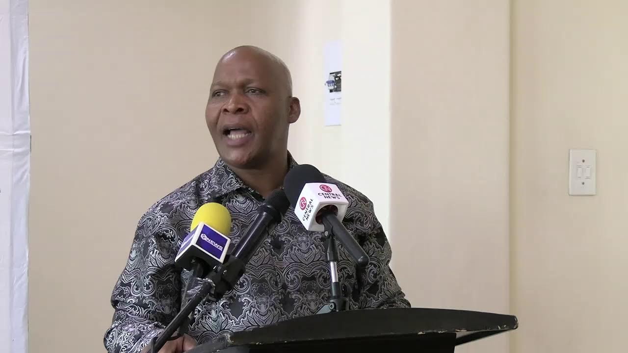 Matjhabeng Mayor Thanduxolo Khalipha briefs media on key developments within the Municipality