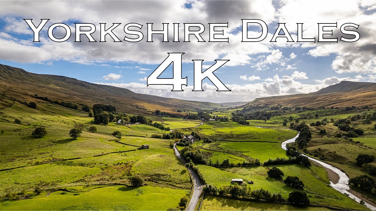 4k Yorkshire Dales places relaxing music Part1