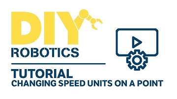 DIY-Robotics - Tutorial - Changing speed units on a point using a Teach Pendant from a FANUC robot.