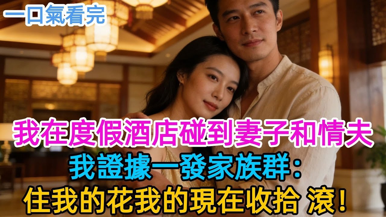 她謊稱回孃家過年，我卻在度假酒店碰到她和情夫。我證據一發家族羣：你住着我的房，花着我的錢，現在收拾東西，滾。#男頻#有聲書#爽文#男主#原創