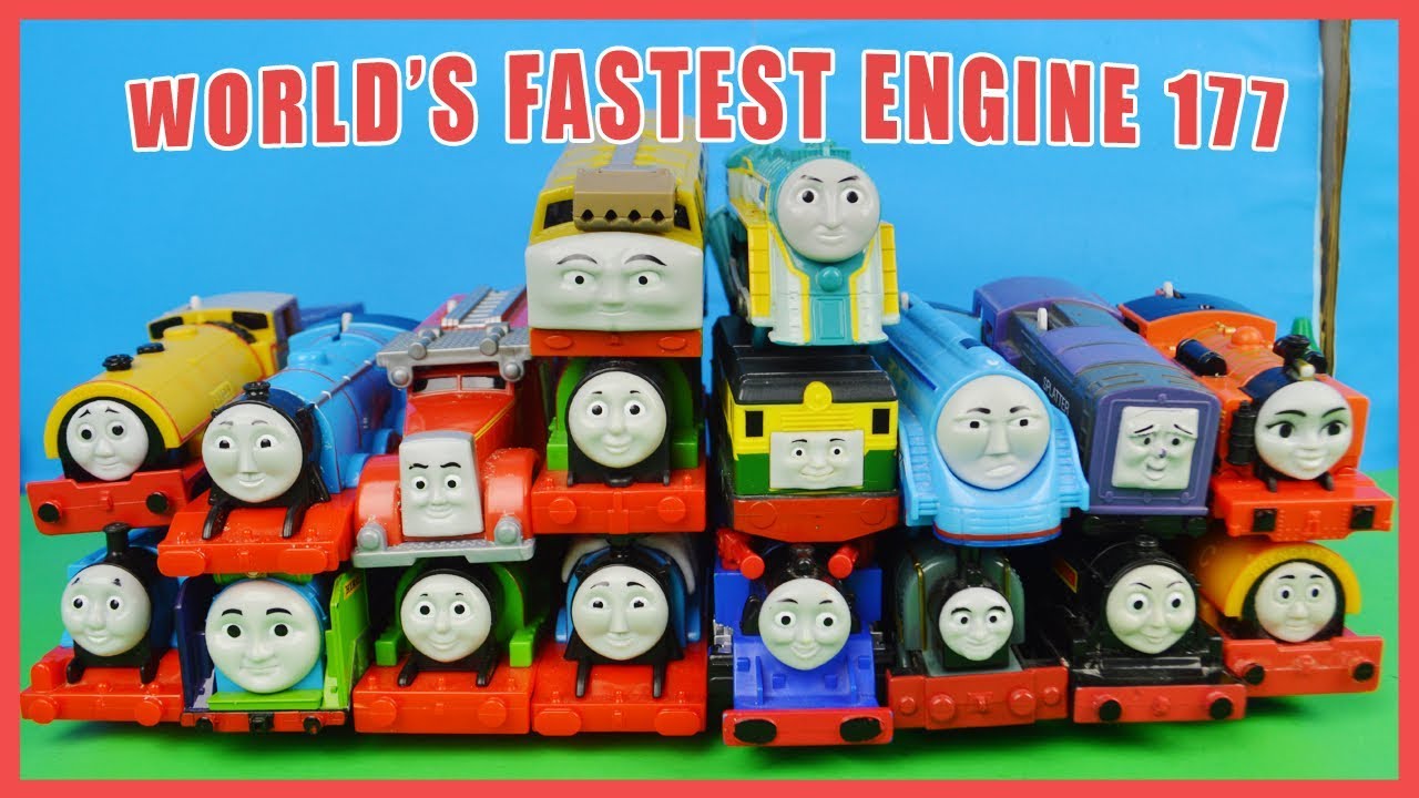 18x World's Fastest Engine 177: Thomas and Friends Race - YouTube