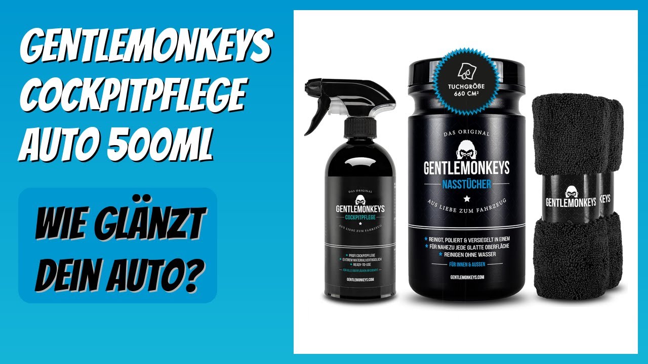 BEWERTUNG (2026): GENTLEMONKEYS Cockpitpflege Auto 500ml. Infos