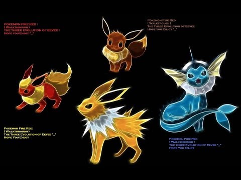 Pokemon FireRed & LeafGreen - How to Get Eevee & Evolve It! 