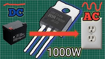 12V DC TO 220V AC DIY INVERTER USING IRFZ44 555 TIMER | Mastering Basic Electronics PART 1 (TAGALOG)