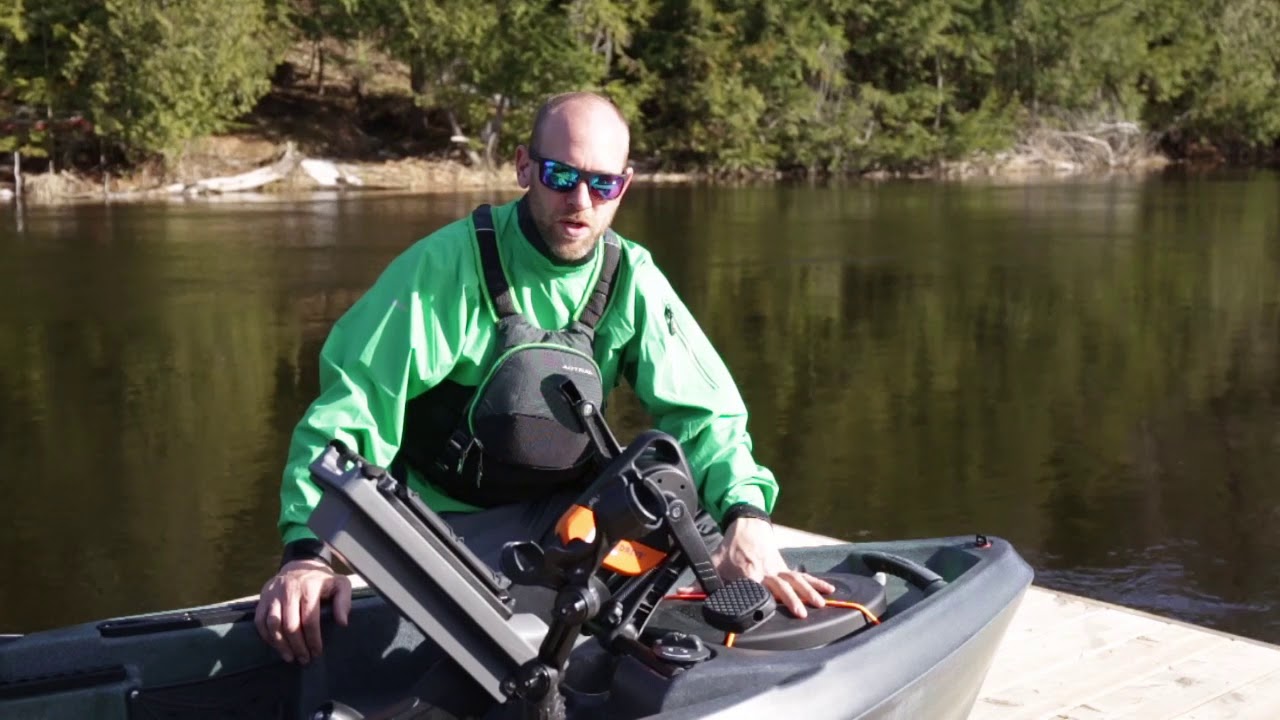 Old Town TopWater PDL fishing Kayak with Liv Outside Muskoka Ontario