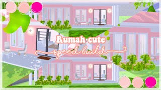 ︎┊Cute House┊Speed build┊Sakura School Simulator ༉