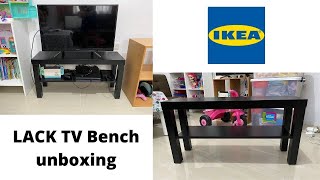 IKEA | Lack TV Bench (Black) Assembly