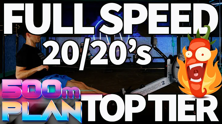 30 Minute Max Effort Rowing Workout - Build Mental Strength | 500m Plan Week 2 Row 4 | RowAlong